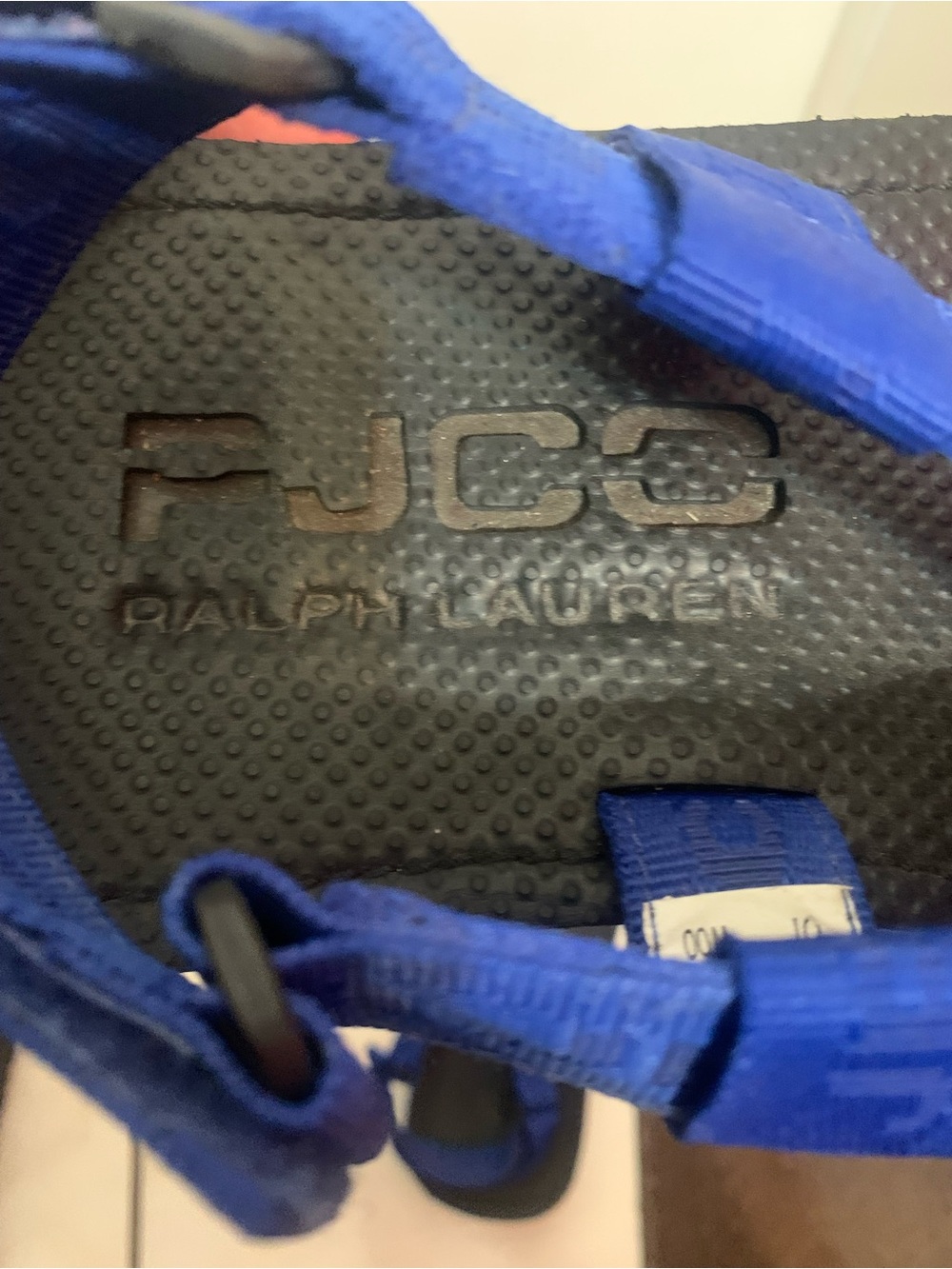 Ralph Lauren Royal Blue PJCC Sandals